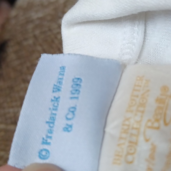 4/$60 White Striped Fleece Baby Onesie - Size 6 Months - Picture 9 of 9